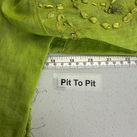 Javier Simorra Womens Jacket Sz M Ribbon Embroidery Boho Artisan Textured Unique - Picture 4 of 6